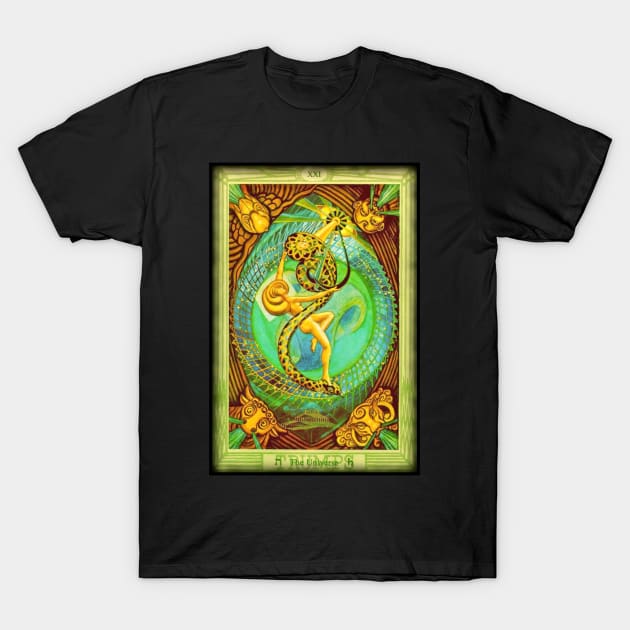 Thoth Tarot - XXI -The Universe. T-Shirt by OriginalDarkPoetry